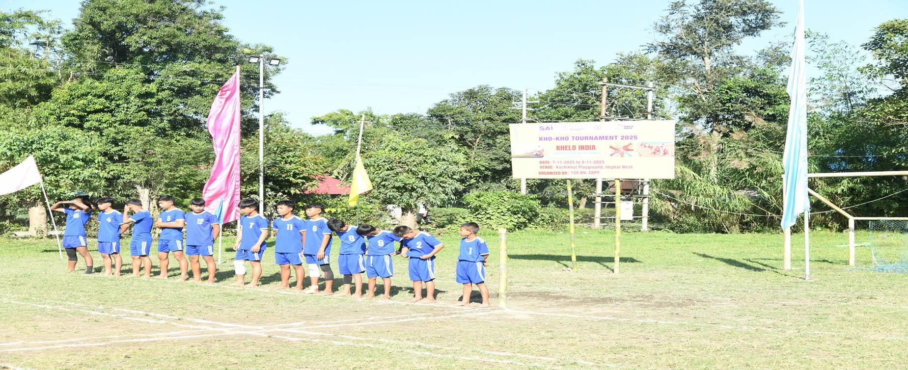   Kho-Kho Tournament organized by CRPF at Kachikhul, Imphal West